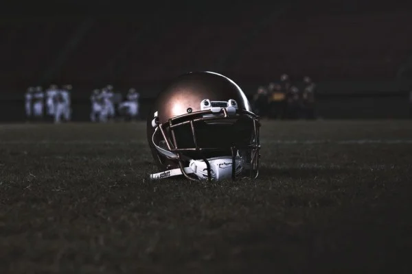 american football stadium night